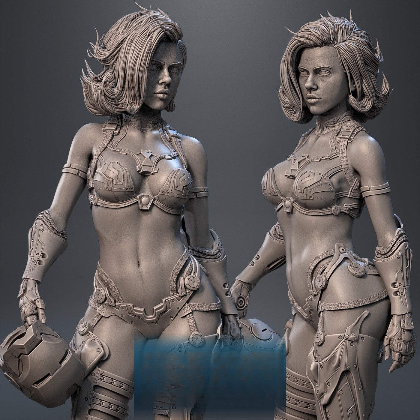 IRON WIDOW - Scarlett Johansson -  STL 3D Print Files