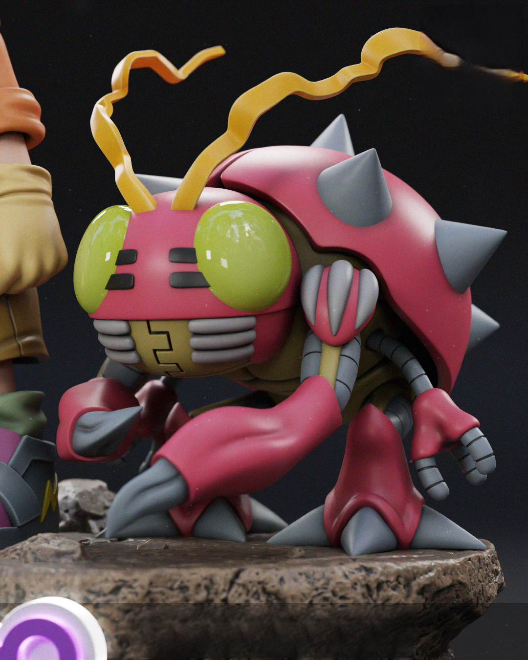 Izzy And Tentomon - Digimon - STL 3D Print Files