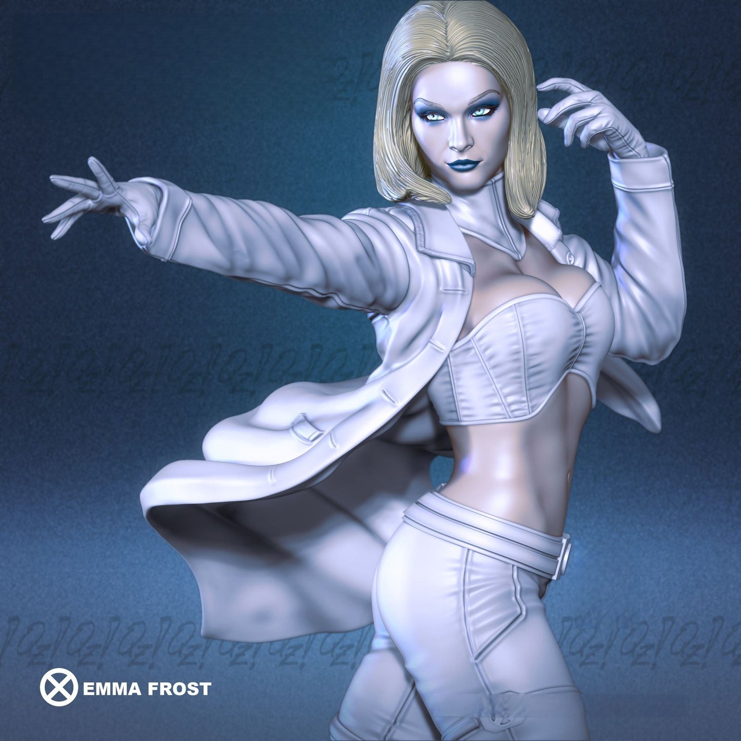 2018 Emma Frost NSFW- X-Men - STL 3D Print Files