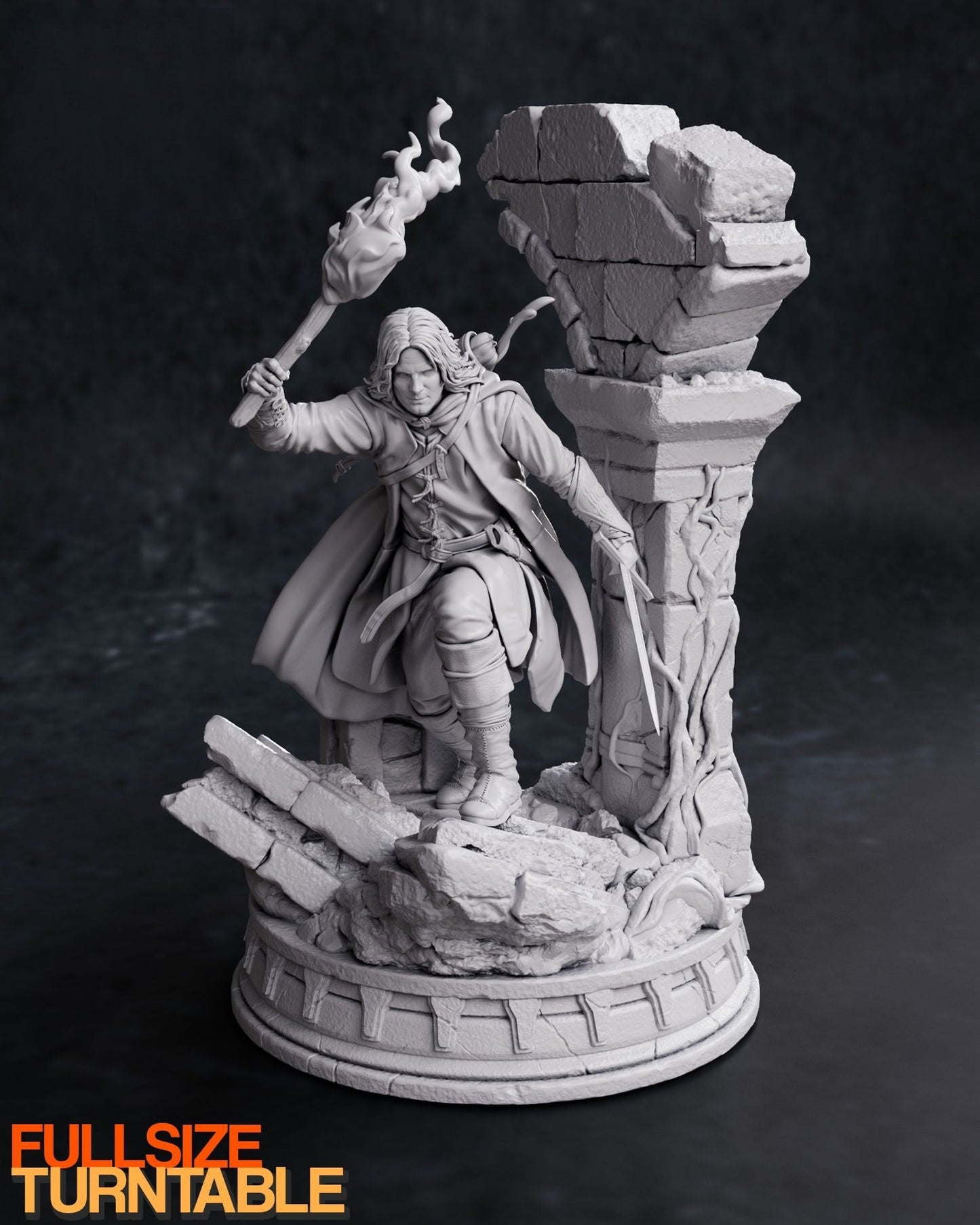 Aragorn - Lord of the Rings - STL 3D Print Files