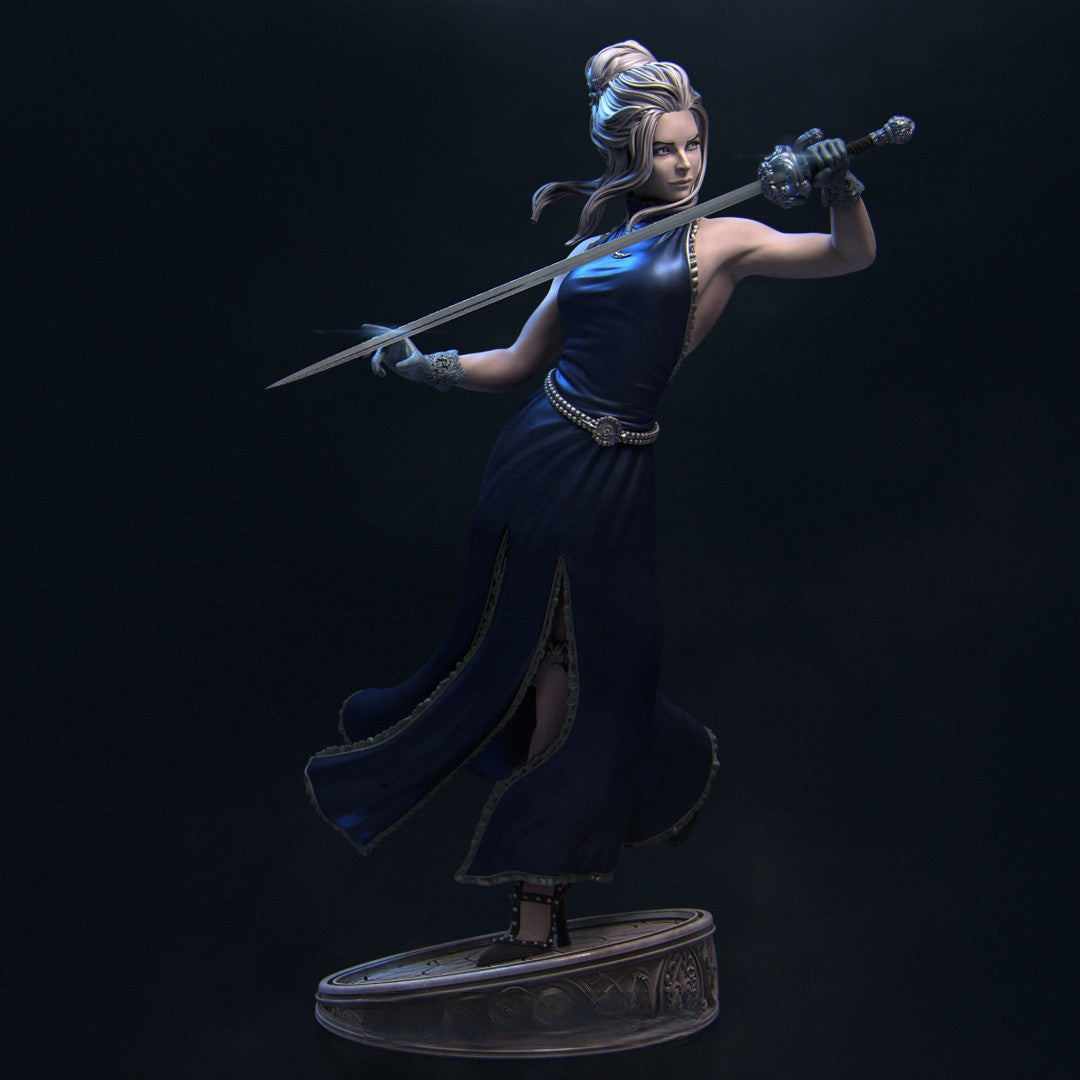 Luna - The Moonlight Fencer - STL 3D Print Files