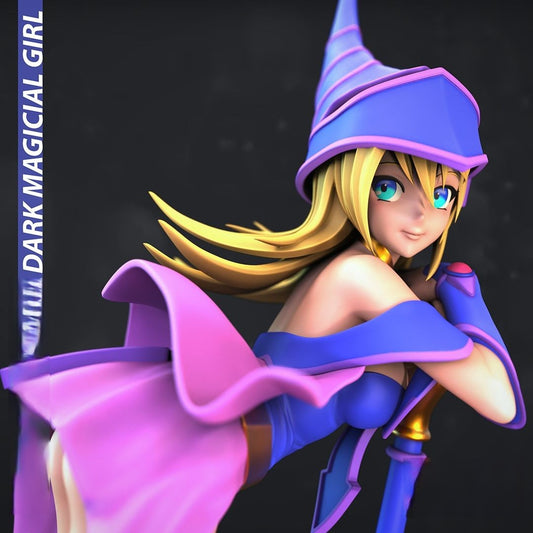 1298 Dark Magician Girl NSFW - Yu-Gi-Oh! - STL 3D Print Files