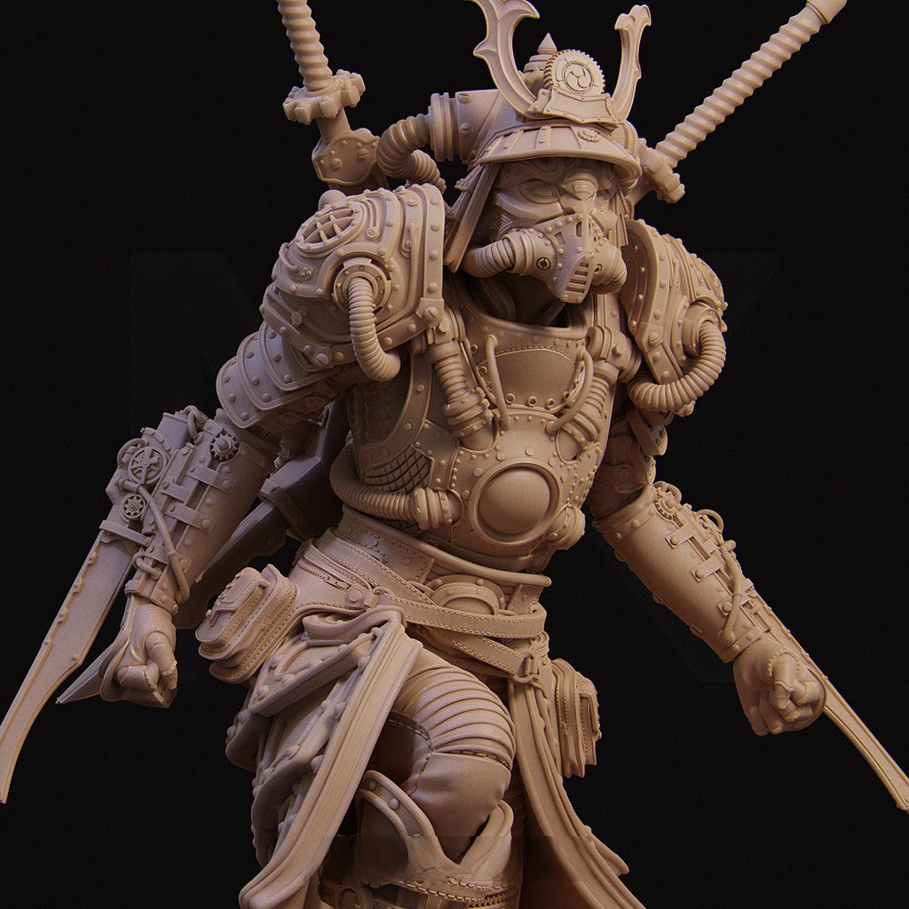 Najori - The Steampunk Samurai - STL 3D Print Files