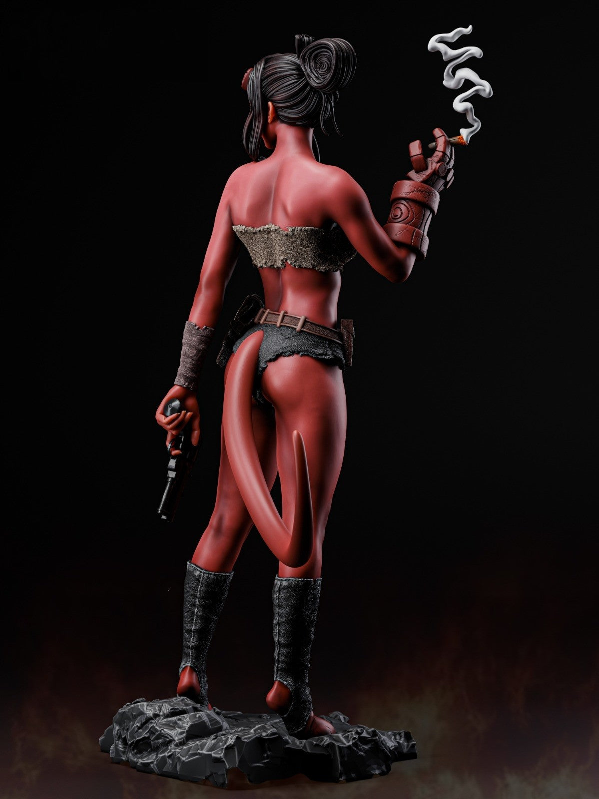 1458 Hellgirl - STL 3D Print Files