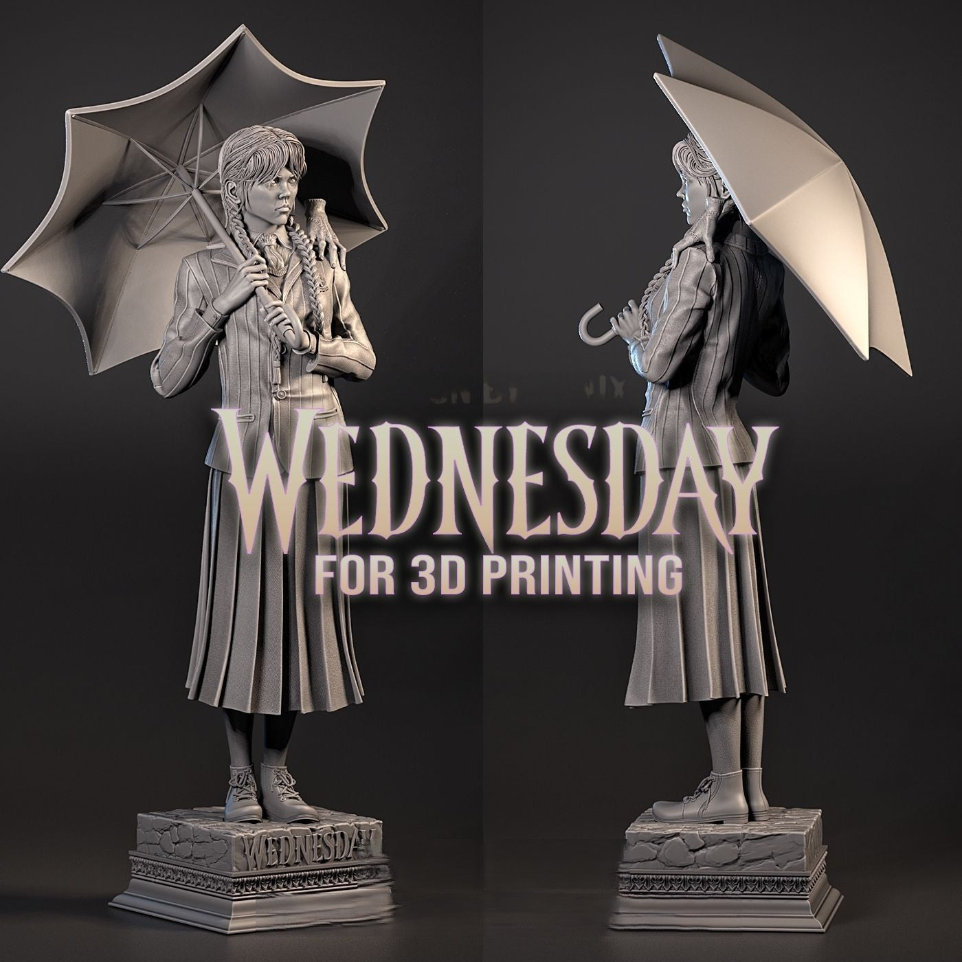 Wednesday Addams - Wednesday - STL 3D Print Files