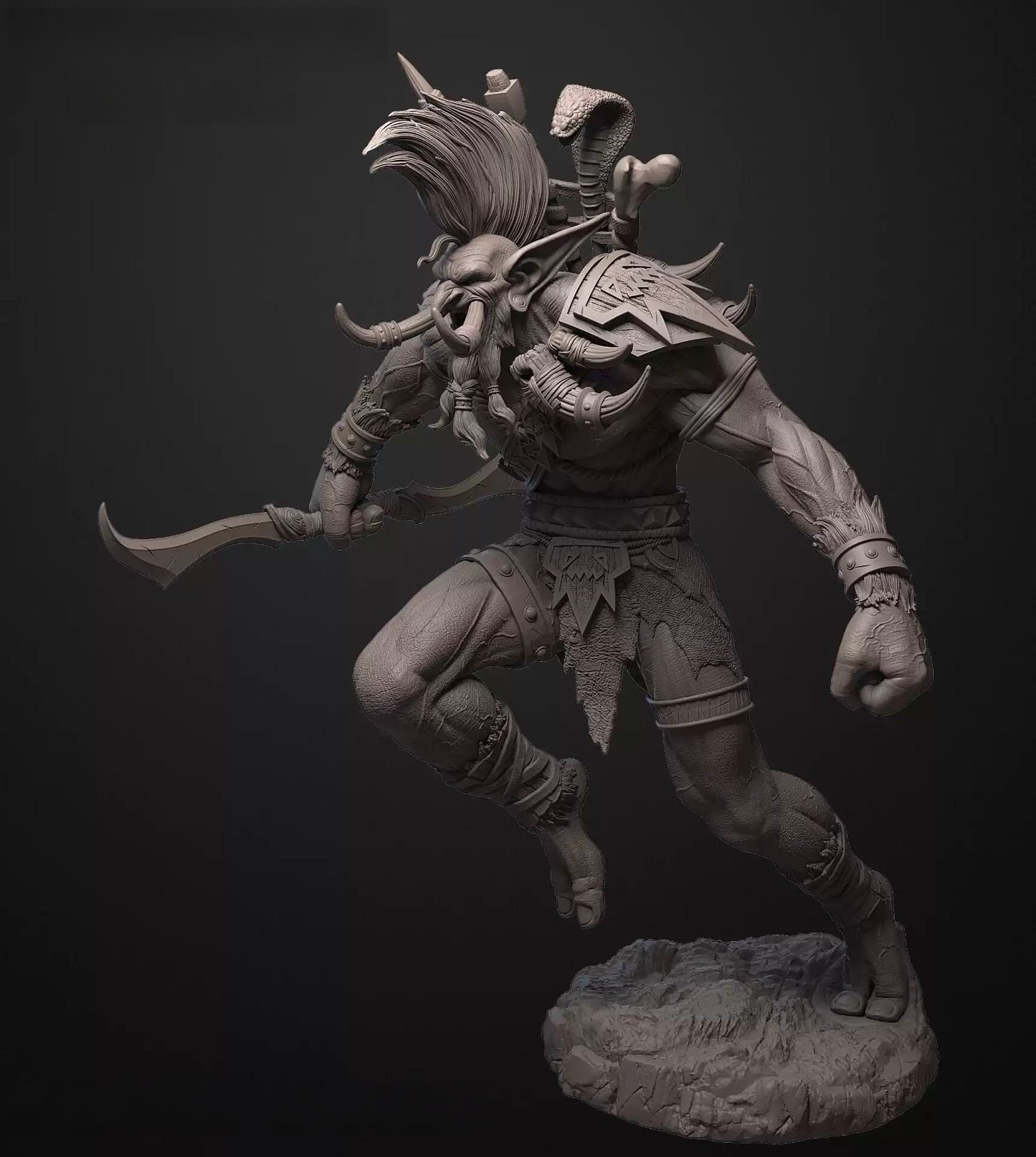 1838 Voljin - World of Warcraft - STL 3D Print Files