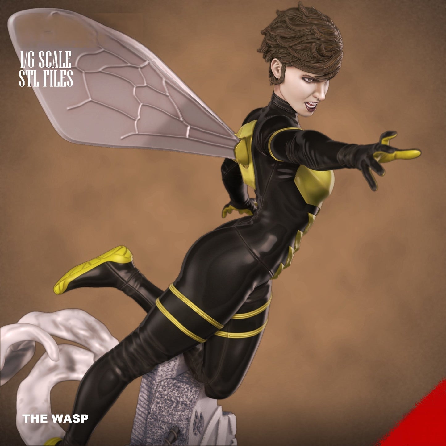 The Wasp - Marvel Comics - STL 3D Print Files