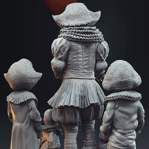 Pennywise Diorama - IT - STL 3D Print Files