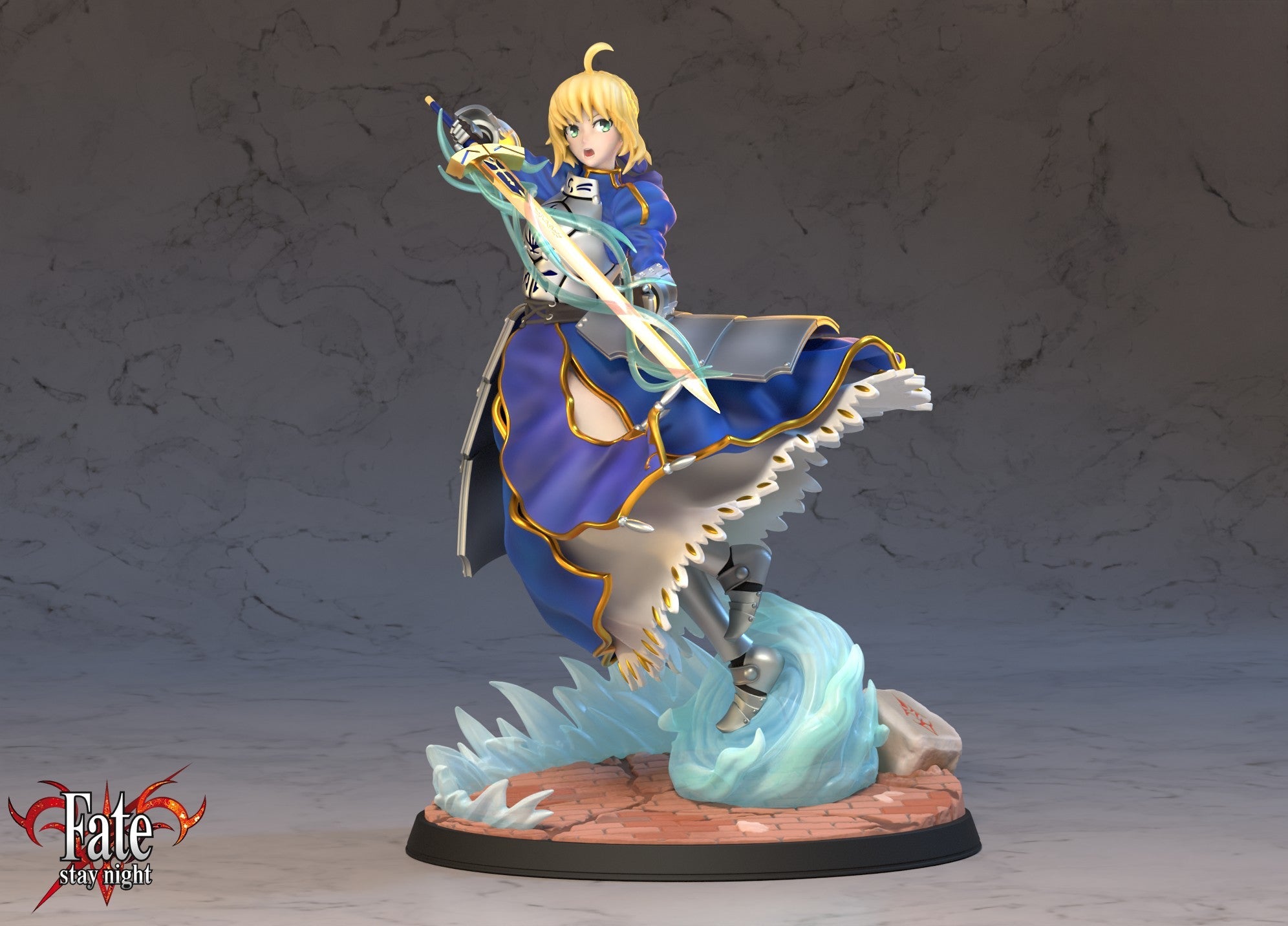 Saber - Fate/stay night - STL 3D Print Files – My Stl