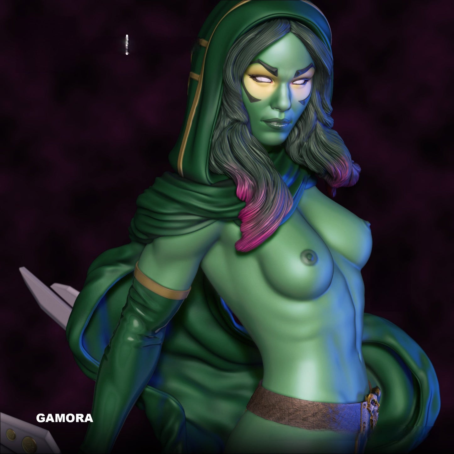 Gamora NSFW - Guardians of the Galaxy - STL 3D Print Files