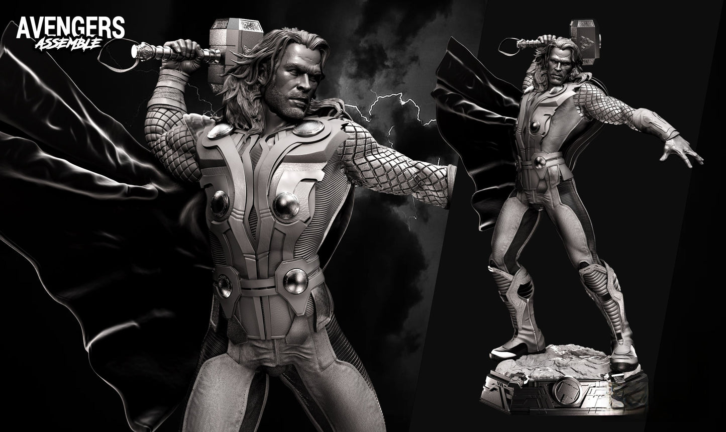 Thor Avengers 2012 - STL 3D Print Files