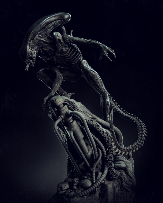 Alien Statue - STL 3D Print Files