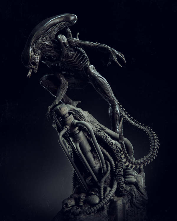 Alien Statue - STL 3D Print Files – My Stl
