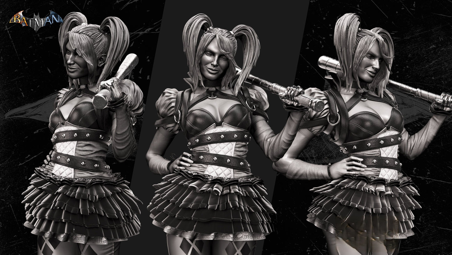 Harley Quinn Sculpture & Bust - STL 3D Print Files