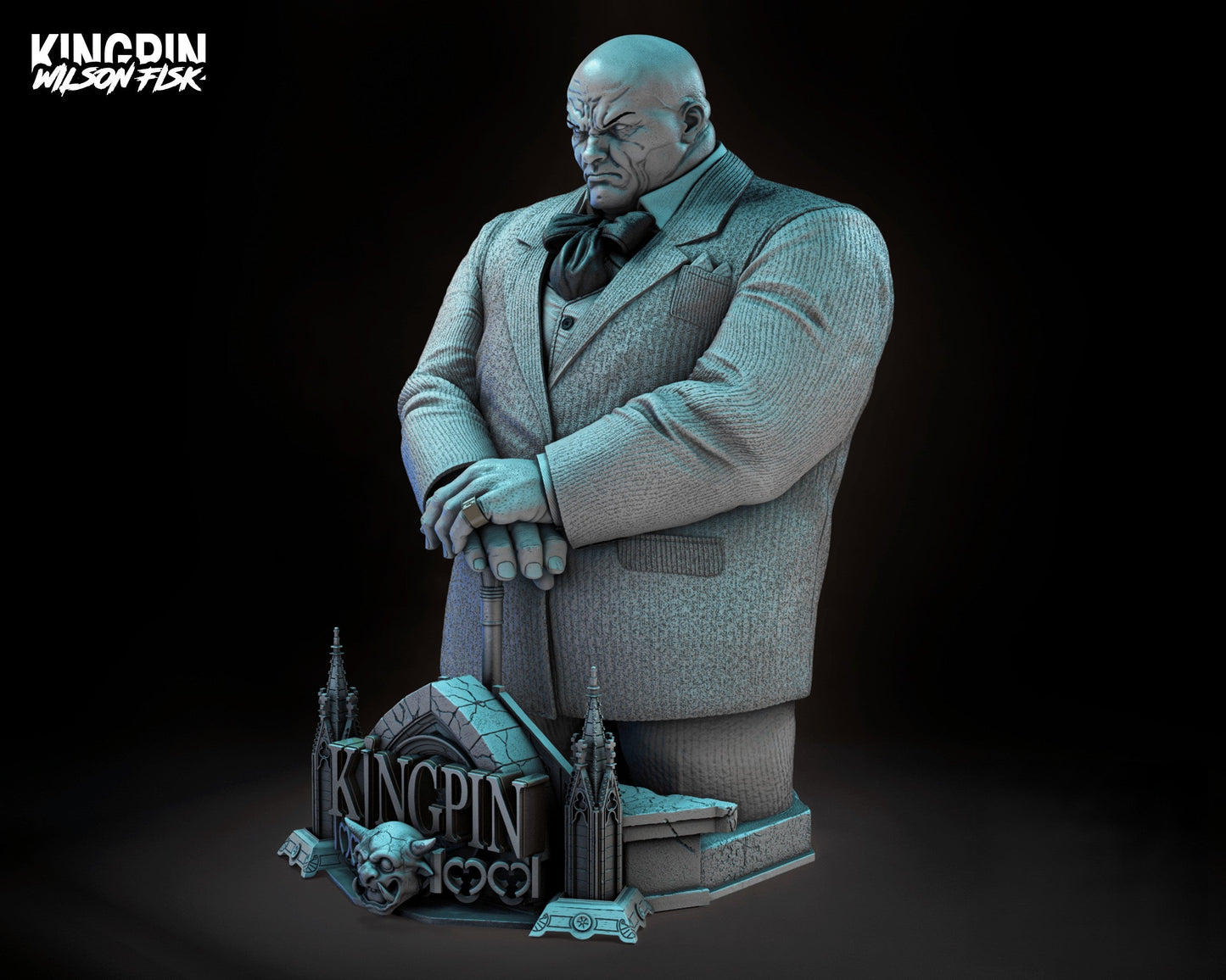 Kingpin Sculpture & Bust - Marvel Comics - STL 3D Print Files