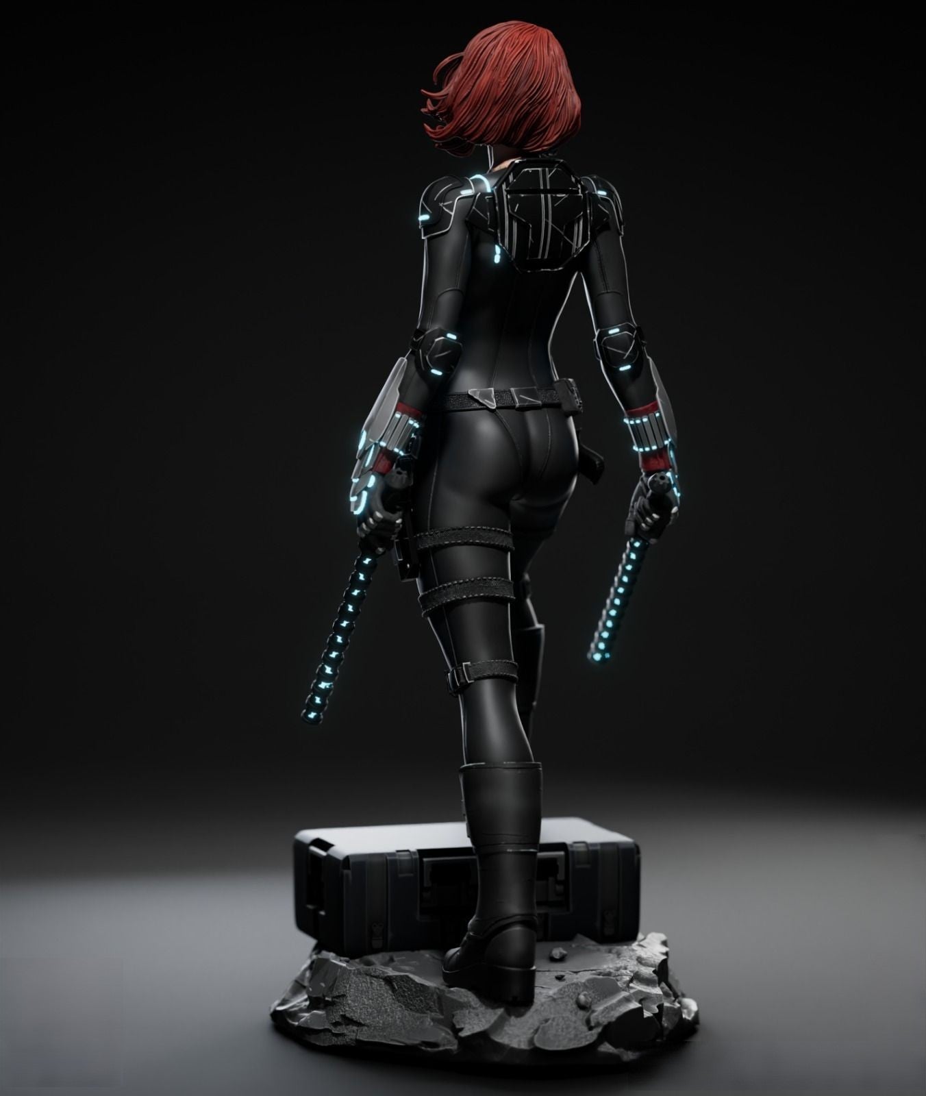 1293 Black Widow - MARVEL COMICS  - STL 3D Print Files