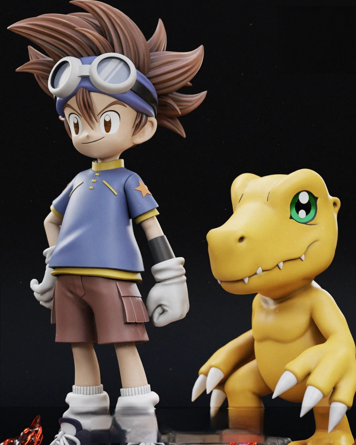 Tai And Agumon - Digimon - STL 3D Print Files