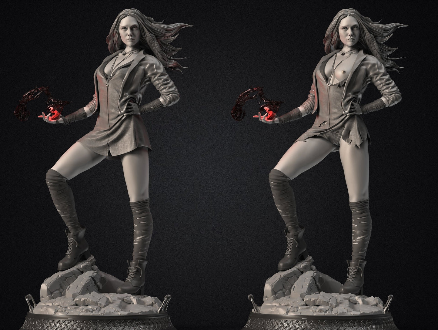 Scarlet Witch NSFW - Wanda Maximoff - STL 3D Print Files