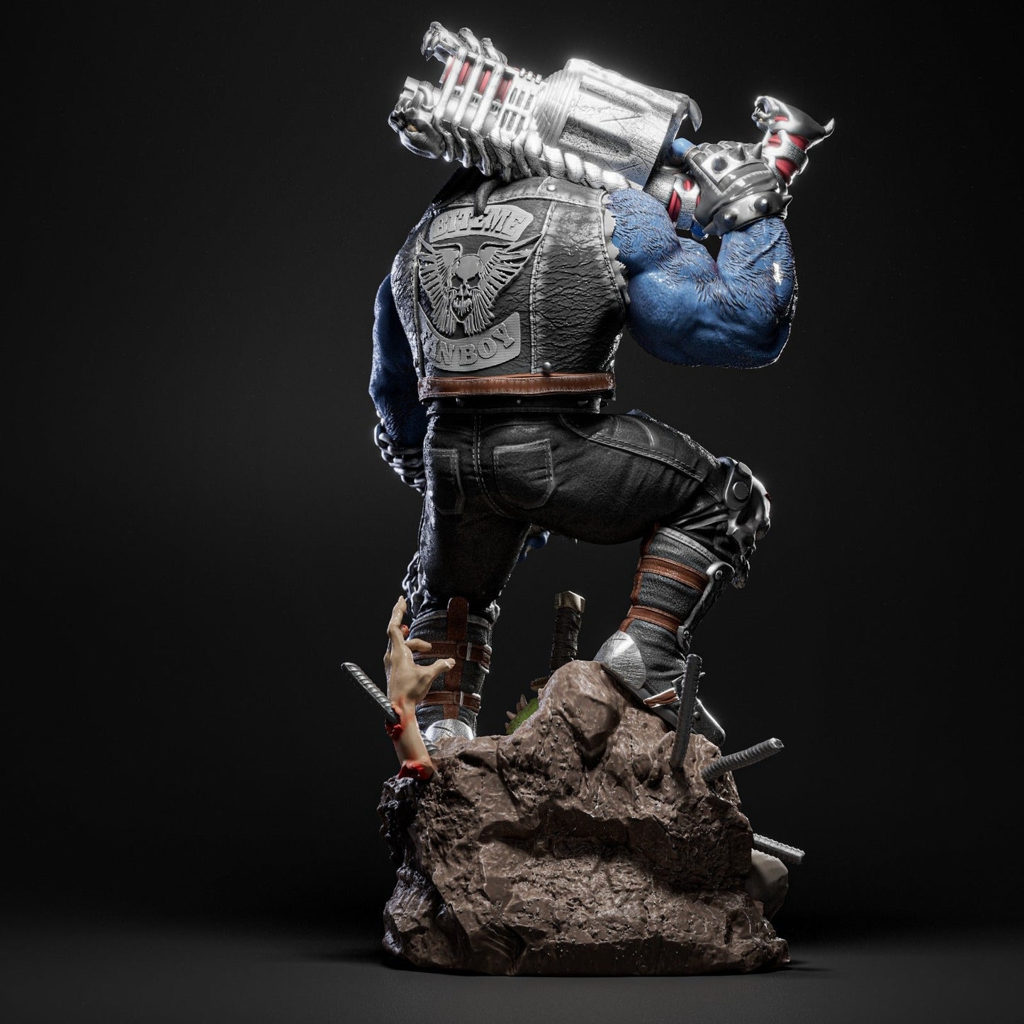 1528 Lobo - DC Comics - STL 3D Print Files