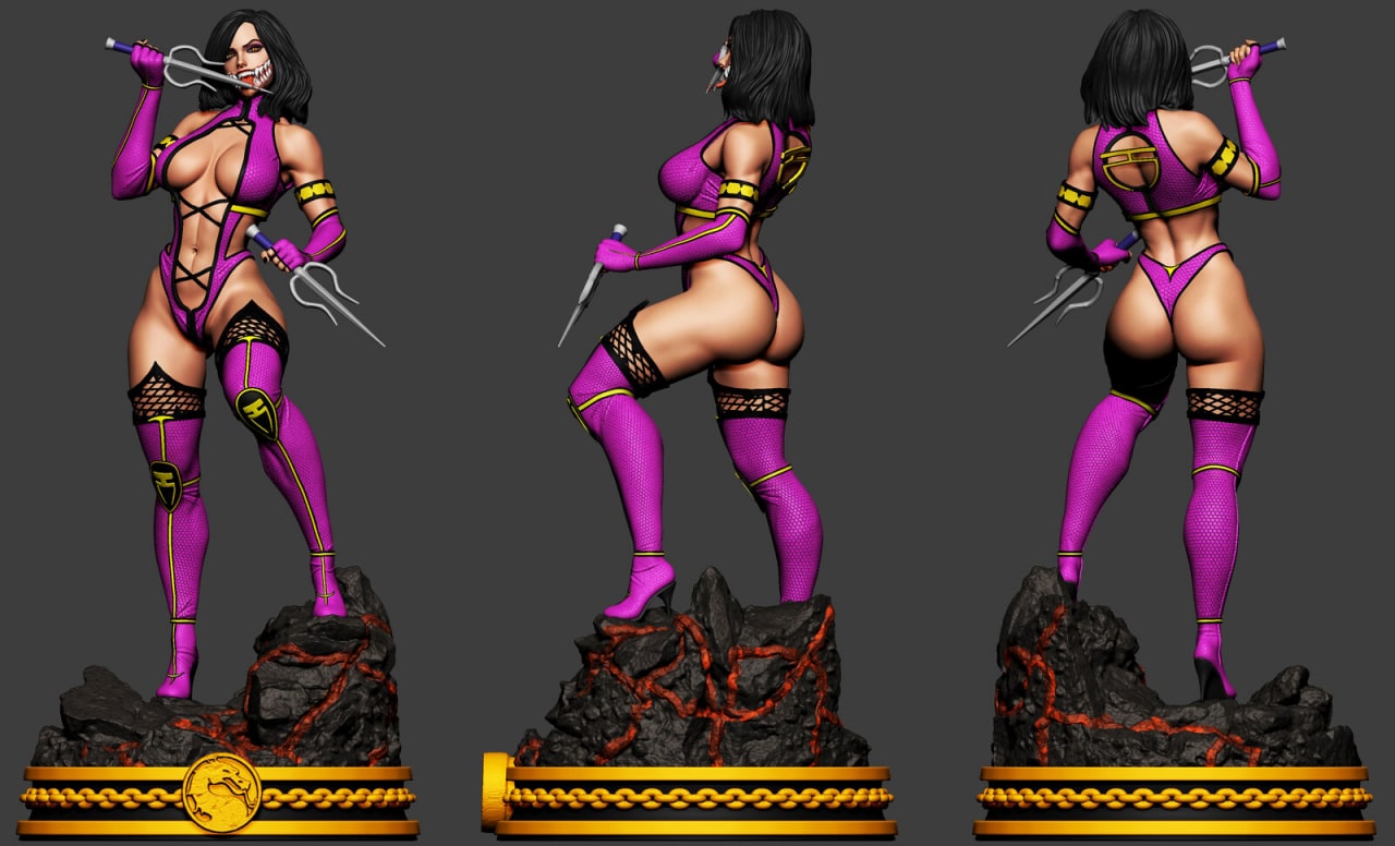 1610 Mileena NSFW - Mortal Kombat - STL 3D Print Files