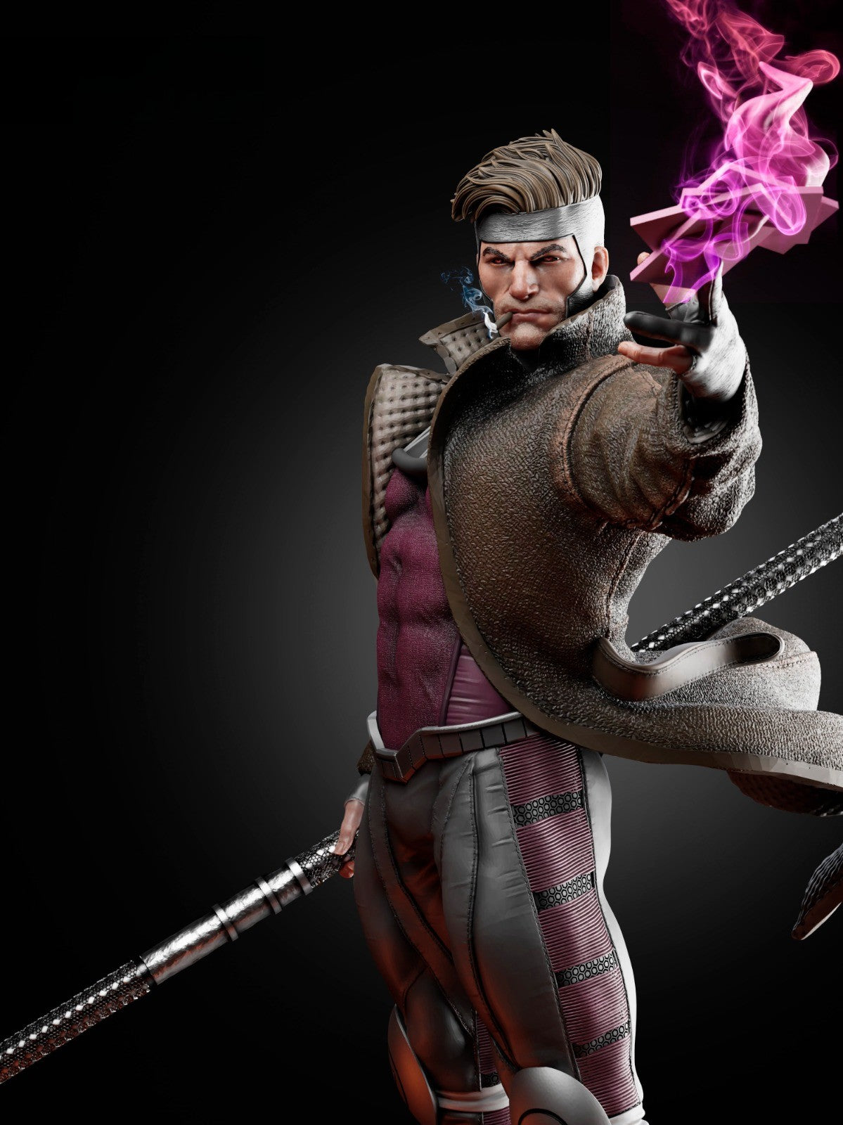 1632 Gambit - X-MEN - STL 3D Print Files