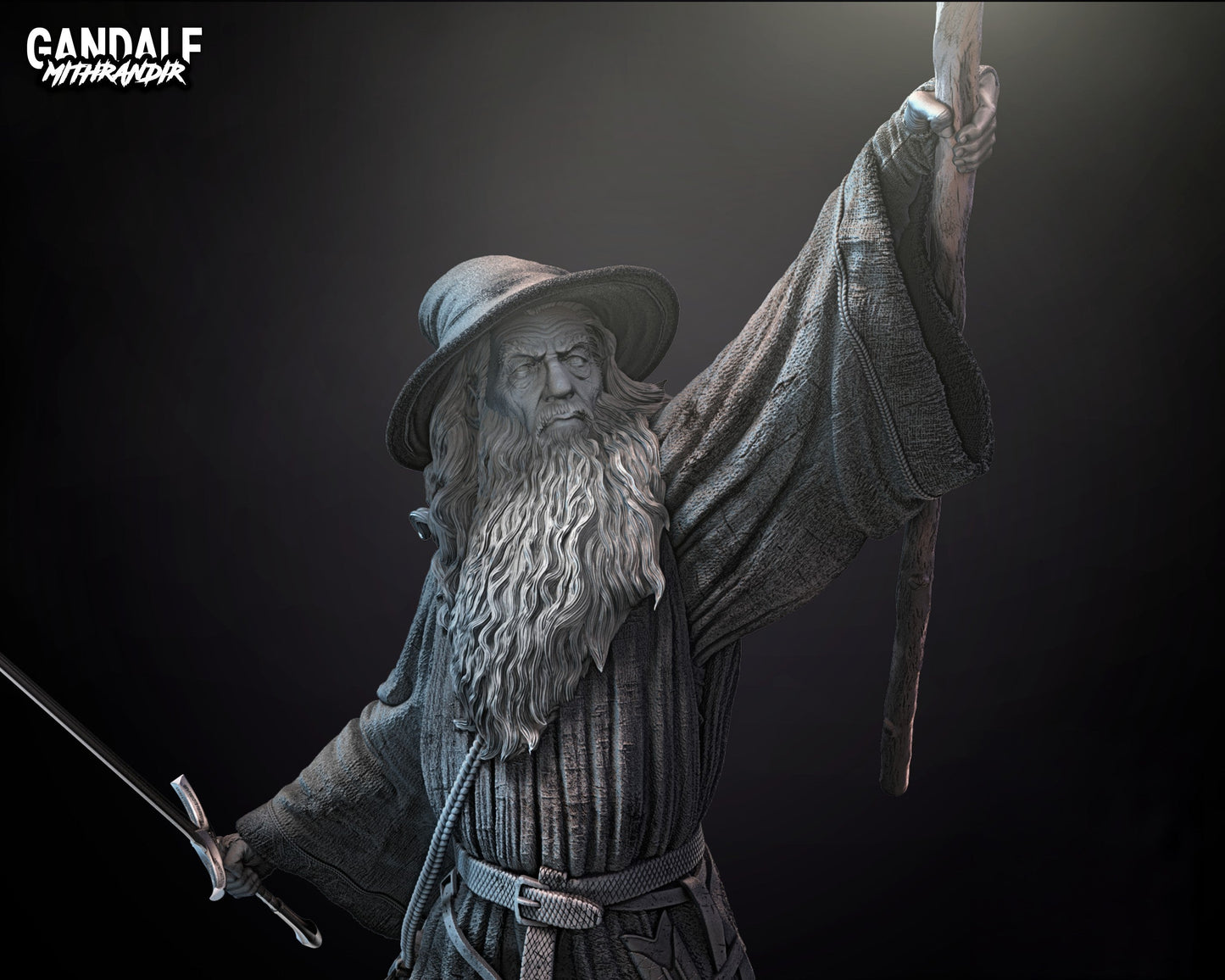 Gandalf - The Lord of the Rings - STL 3D Print Files