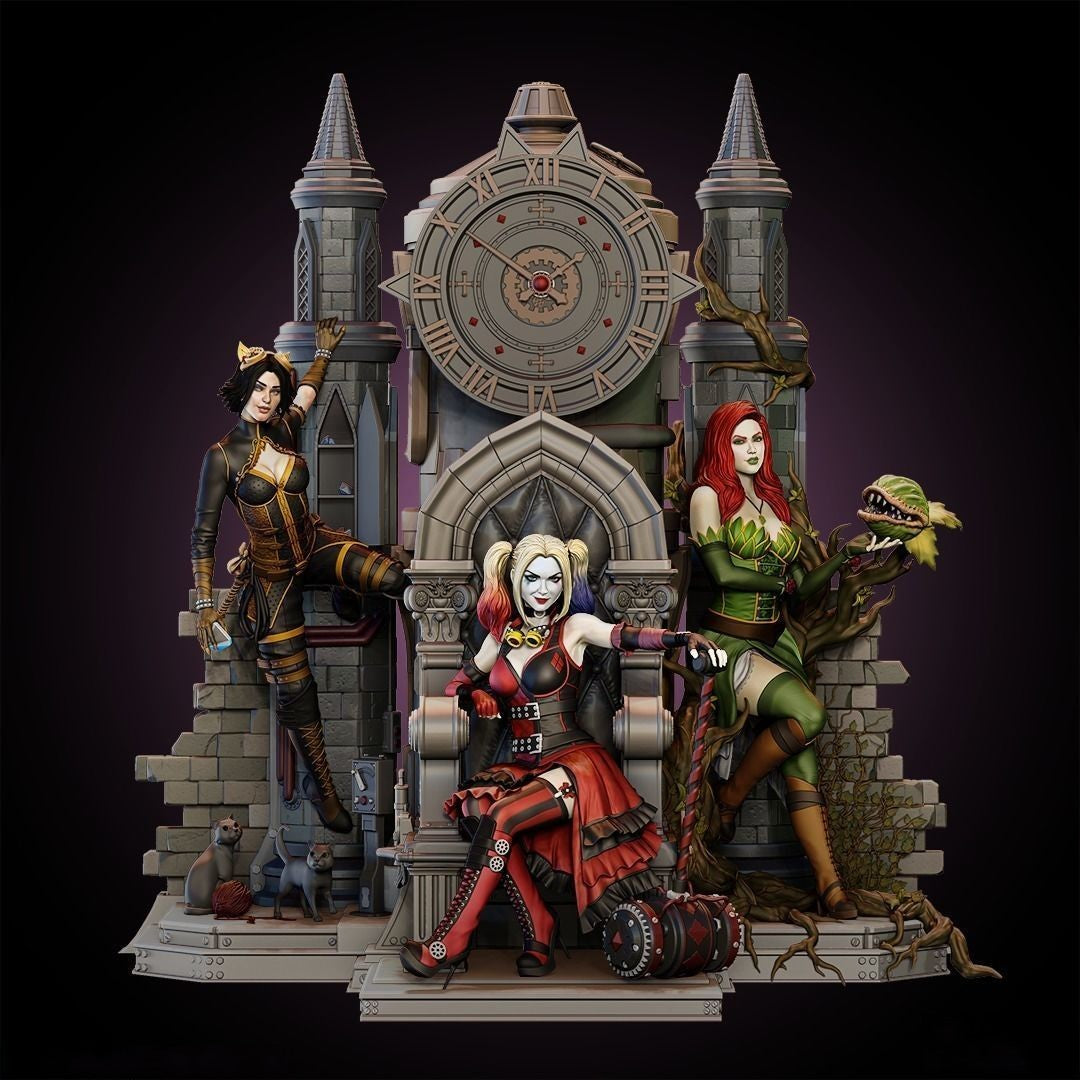 Gotham City Sirens - DC Comics  - STL 3D Print Files