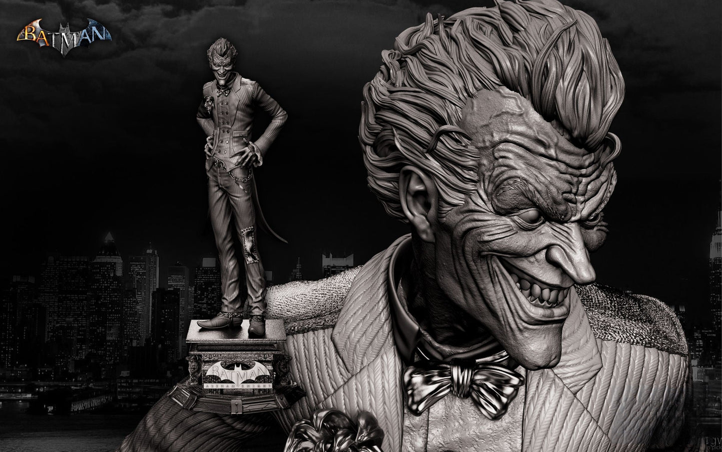 The Joker - Batman - Arkham Knight - STL 3D Print Files