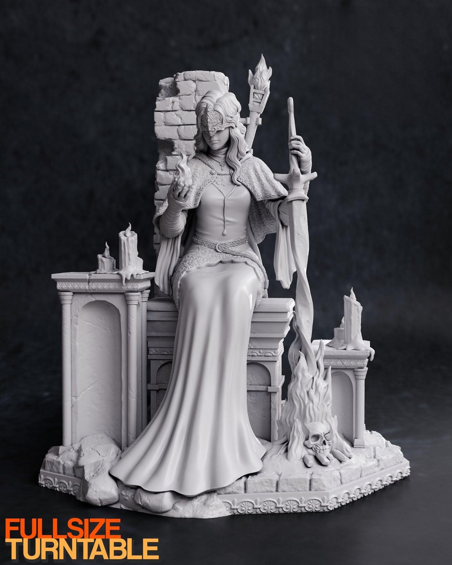 Fire Keeper - Dark Souls III - STL 3D Print Files