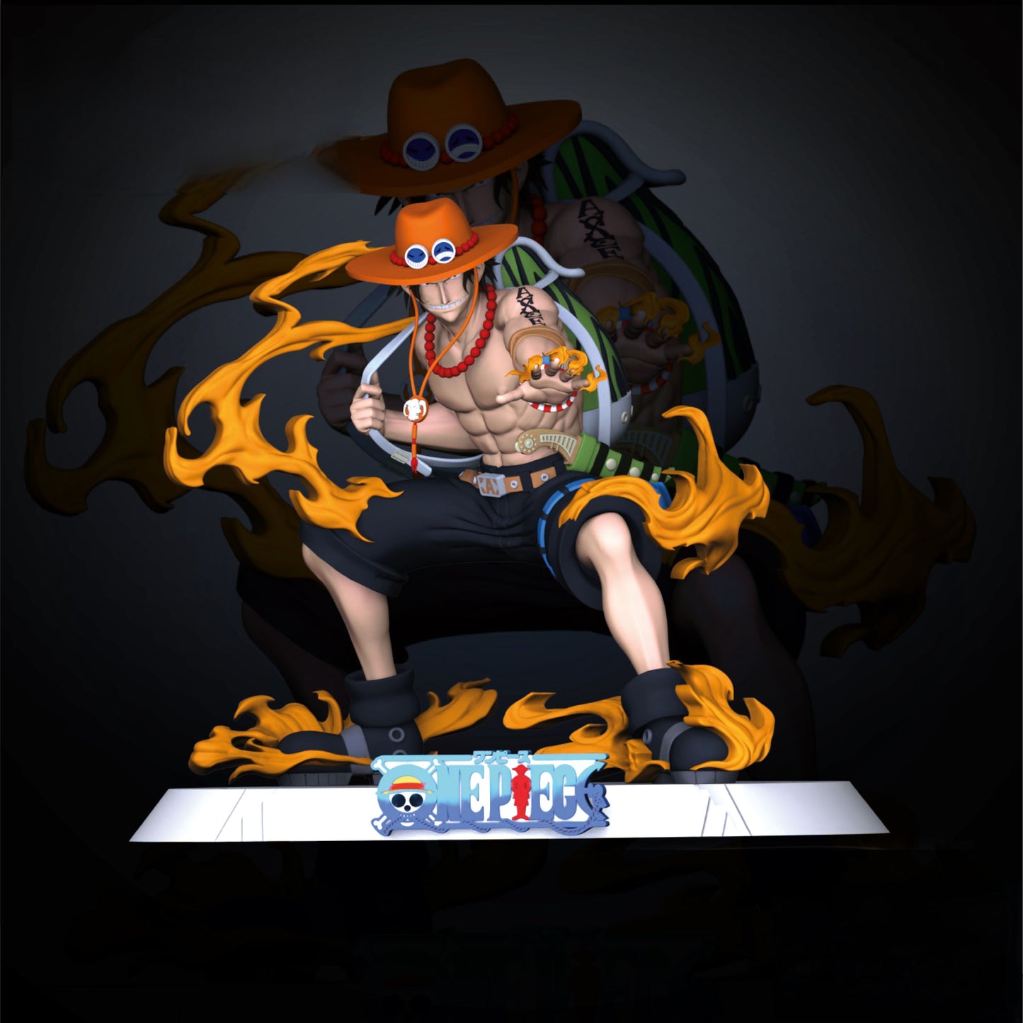 Portgas D. Ace - One Piece - STL 3D Print Files