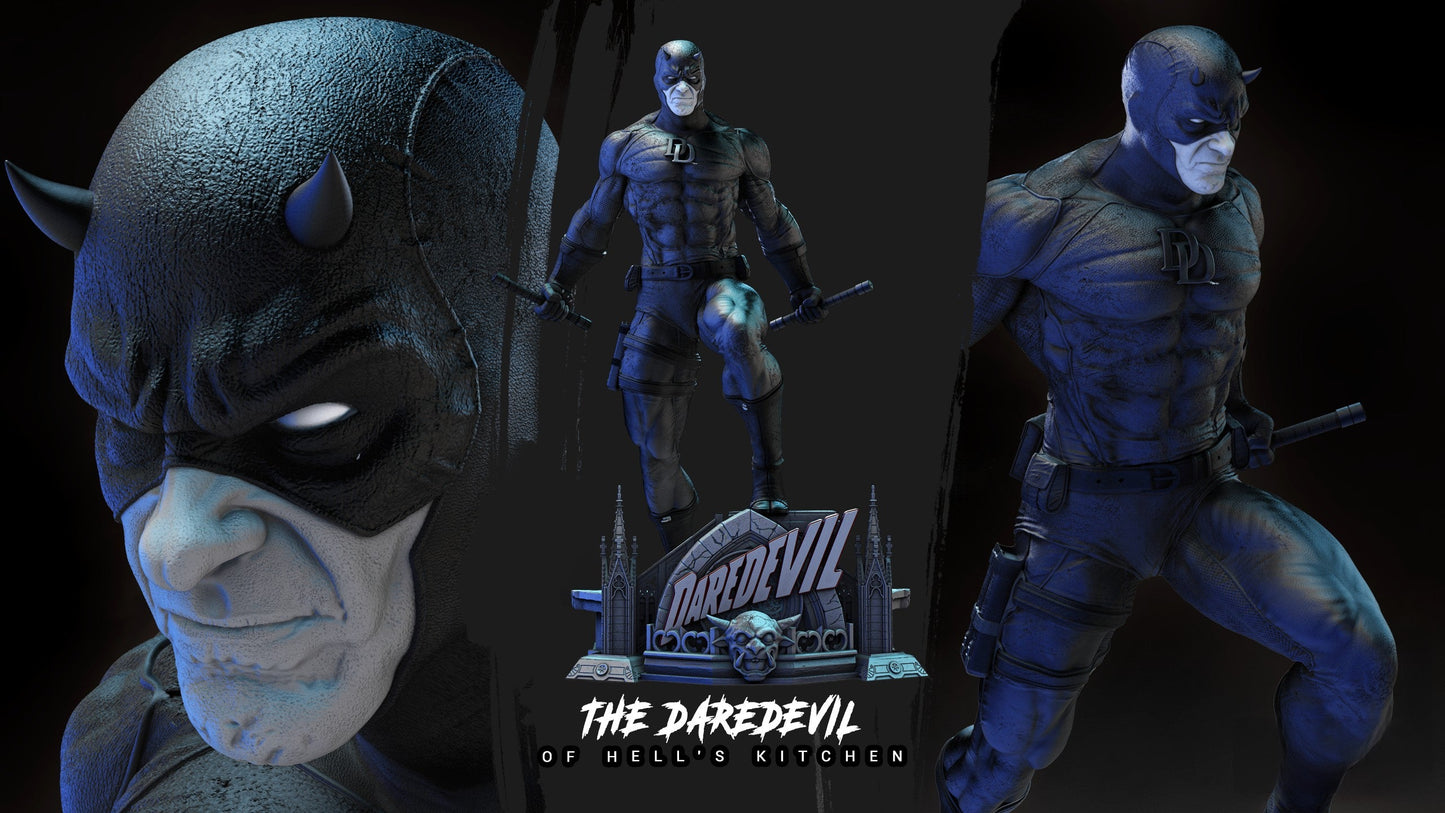 Daredevil Sculpture & Bust - Marvel Comics - STL 3D Print Files