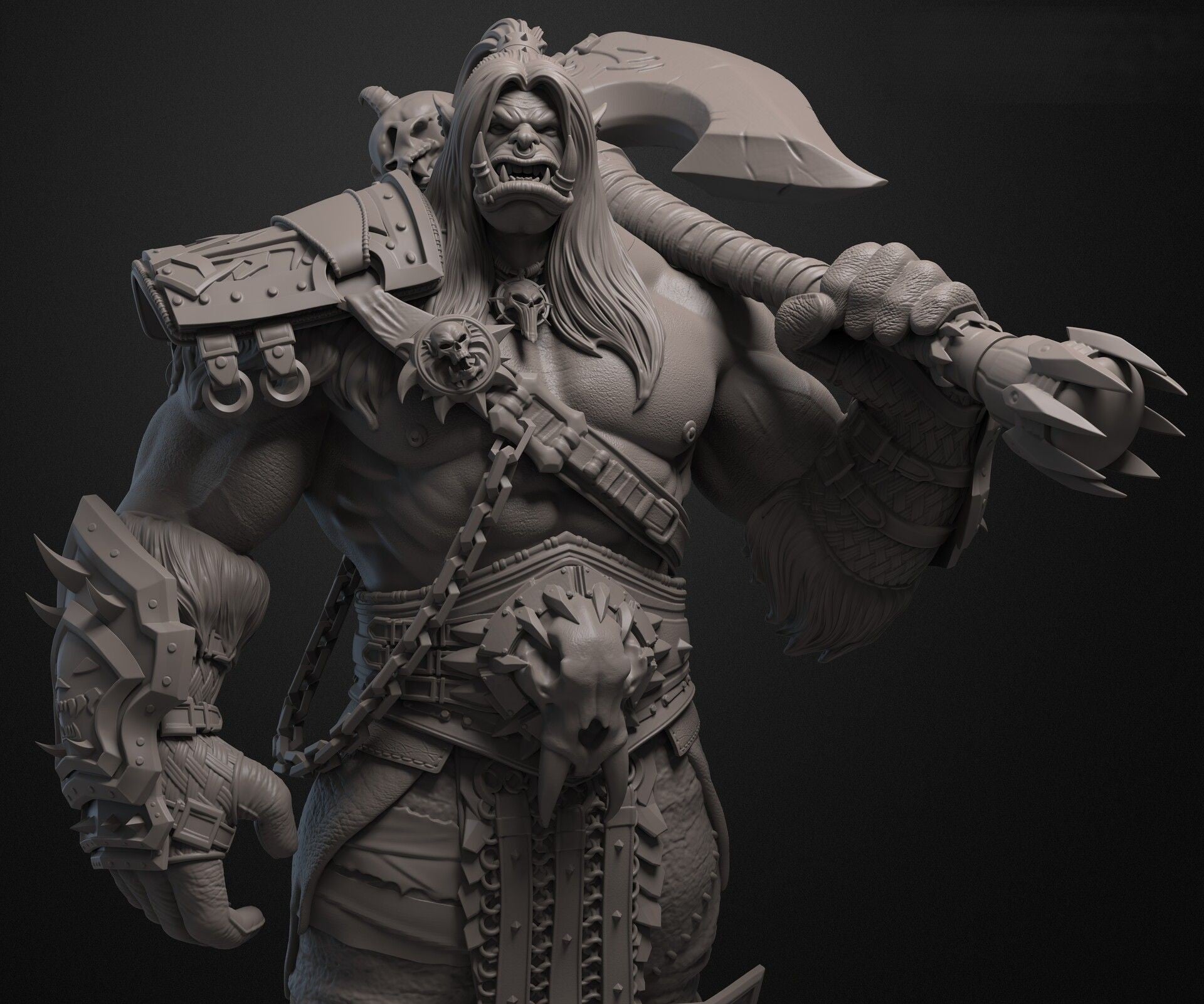 Grommash Hellscream - World of Warcraft - STL 3D Print Files – My Stl