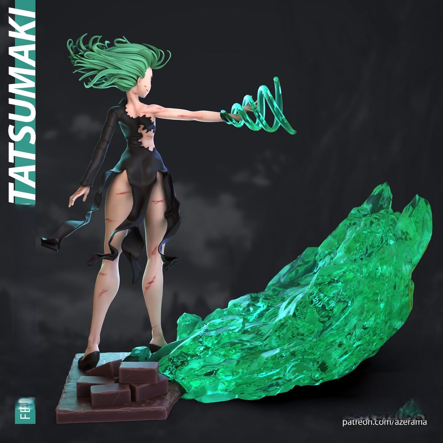 Tatsumaki NSFW -  One Punch Man - STL 3D Print Files