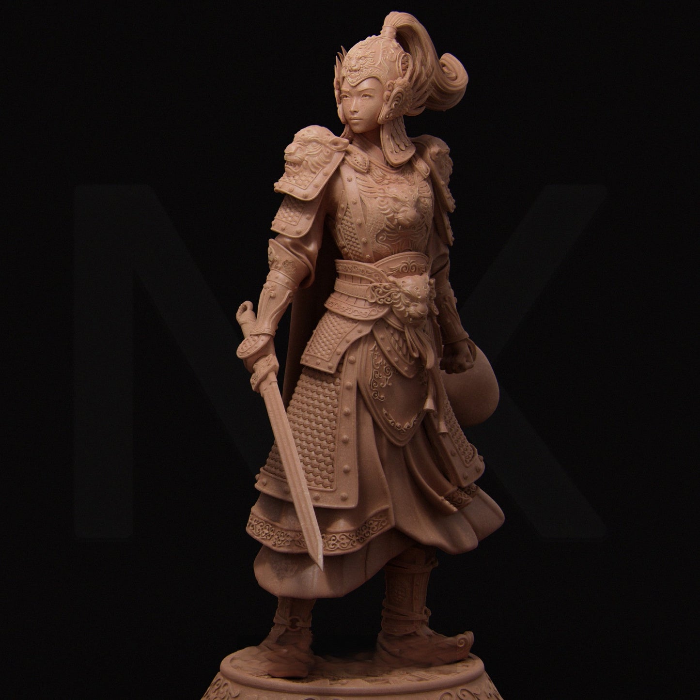 Kwan Yen - The Warrior of the Tiger - STL 3D Print Files