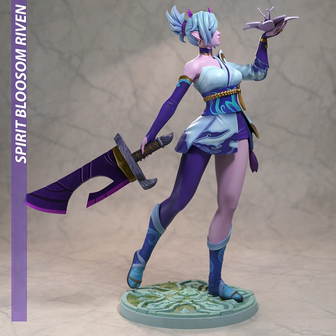 Spirit Blossom Riven NSFW - League of Legend - STL 3D Print Files