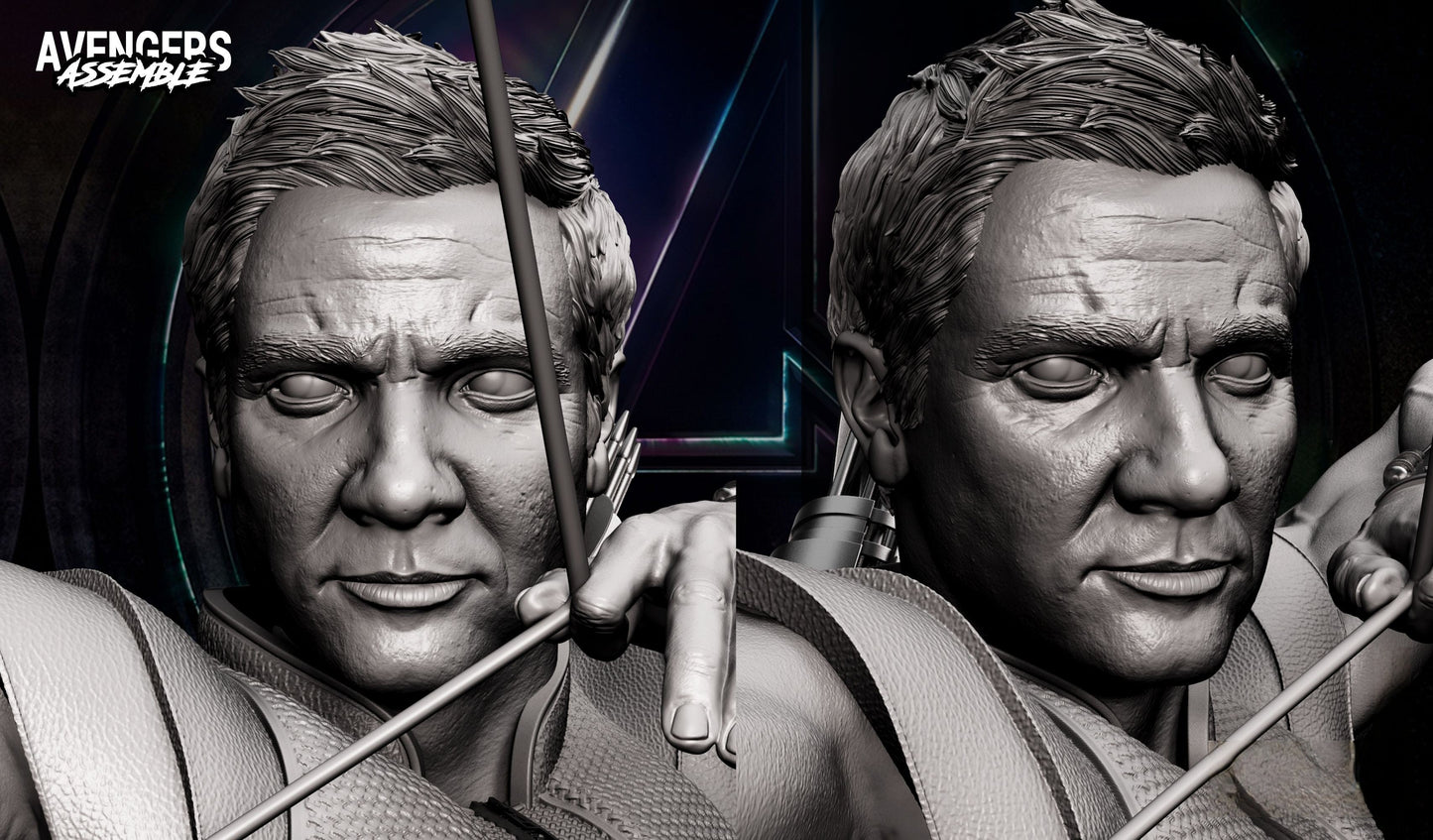 Hawkeye Avengers 2012 - STL 3D Print Files