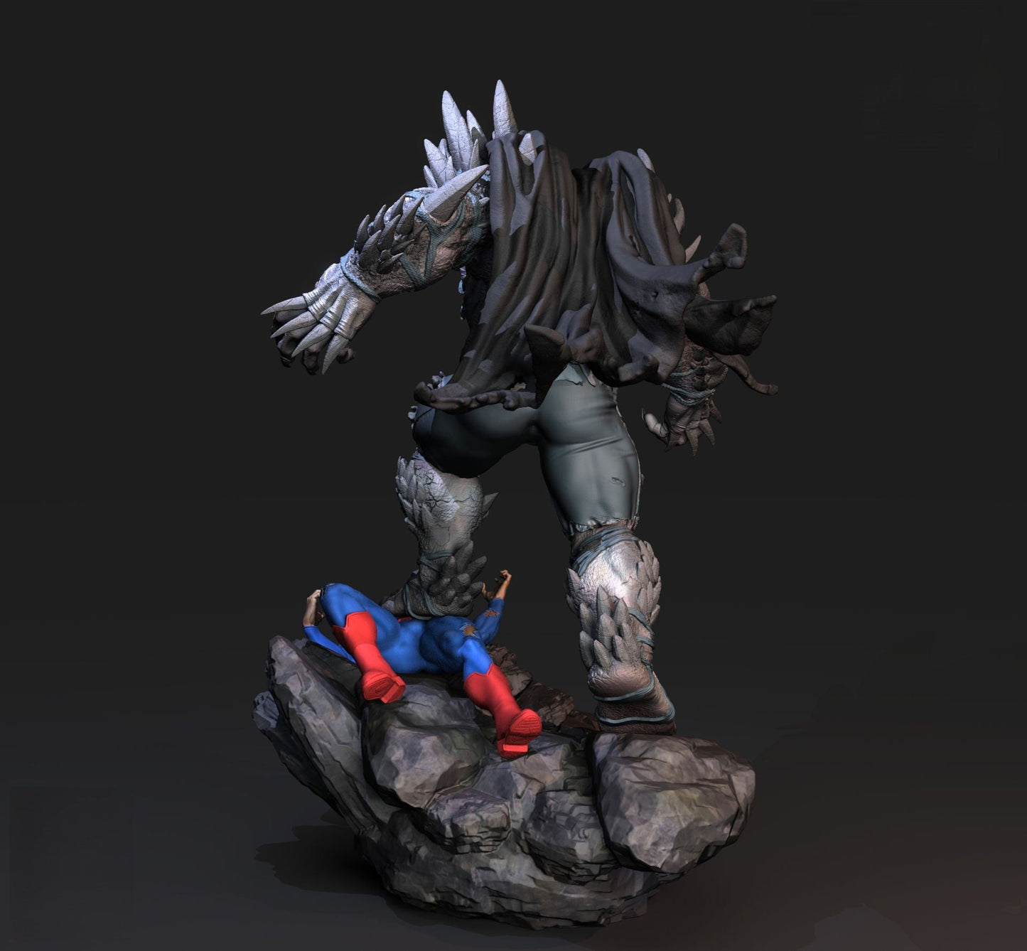 Superman Vs Devastator - DC Comics - STL 3D Print Files