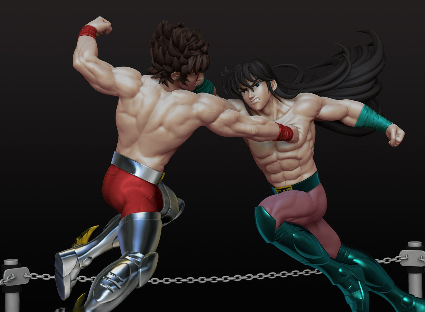 Seiya VS Shiryu - Saint Seiya - STL 3D Print Files