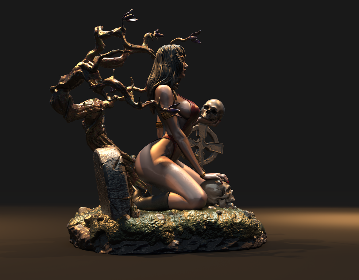 1322  Vampirella NSFW - STL 3D Print Files