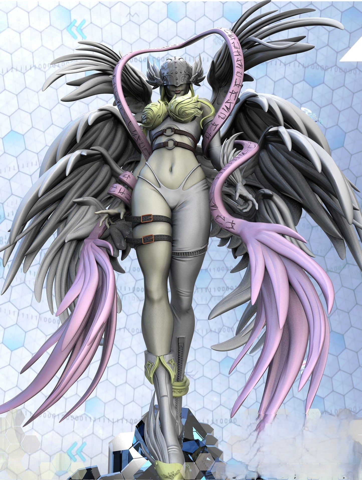 Angewomon - Digimon - STL 3D Print Files