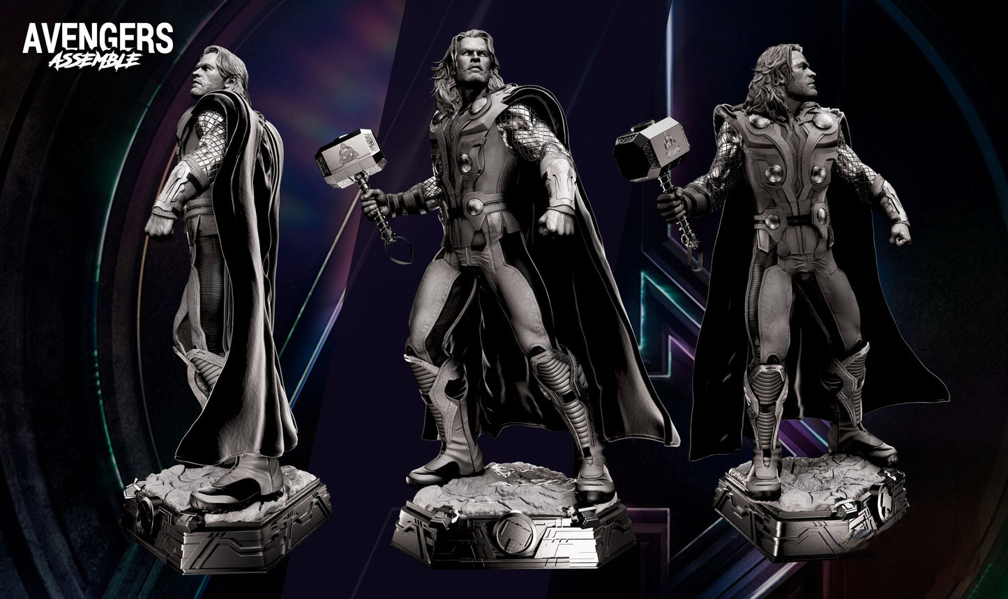 Thor Avengers 2012 - STL 3D Print Files