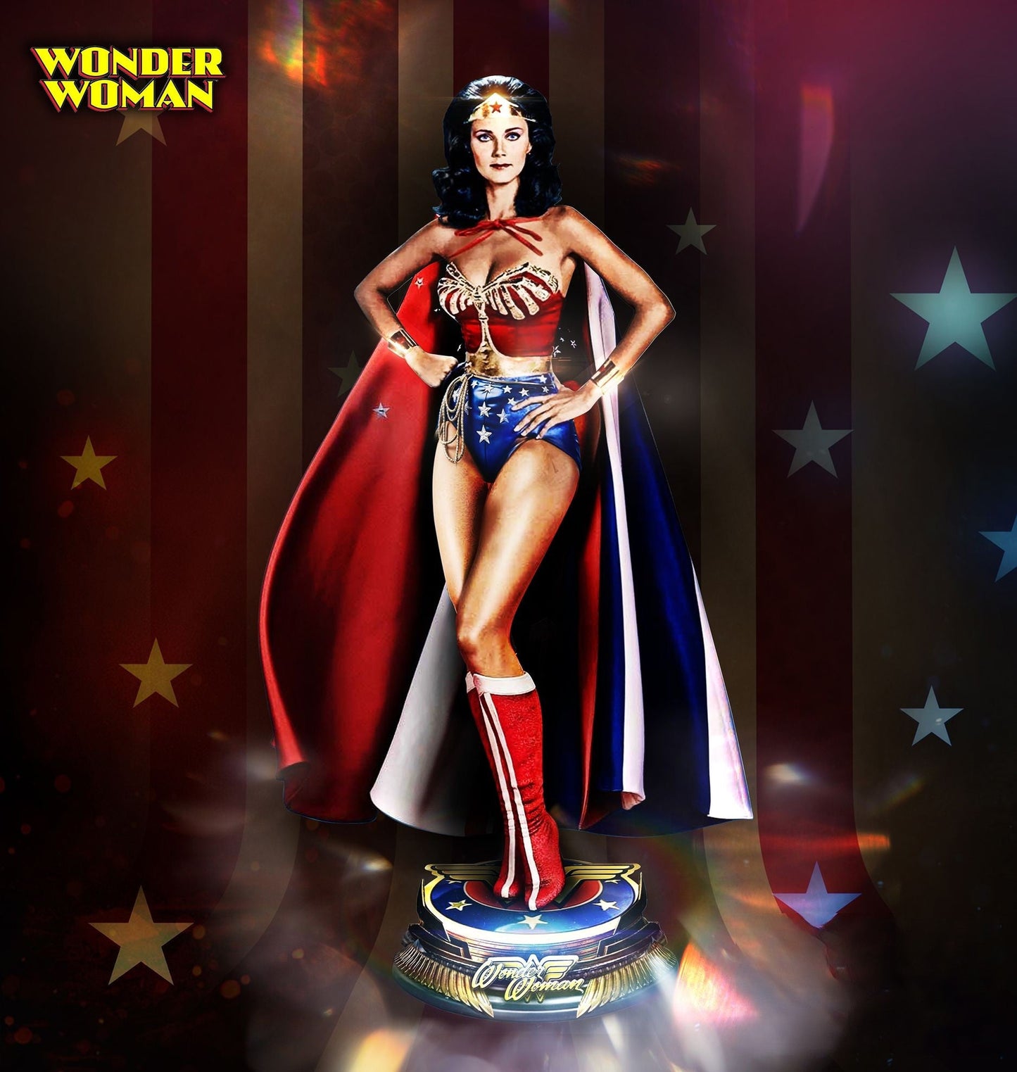 Wonder Woman - Lynda Carter - STL 3D Print Files