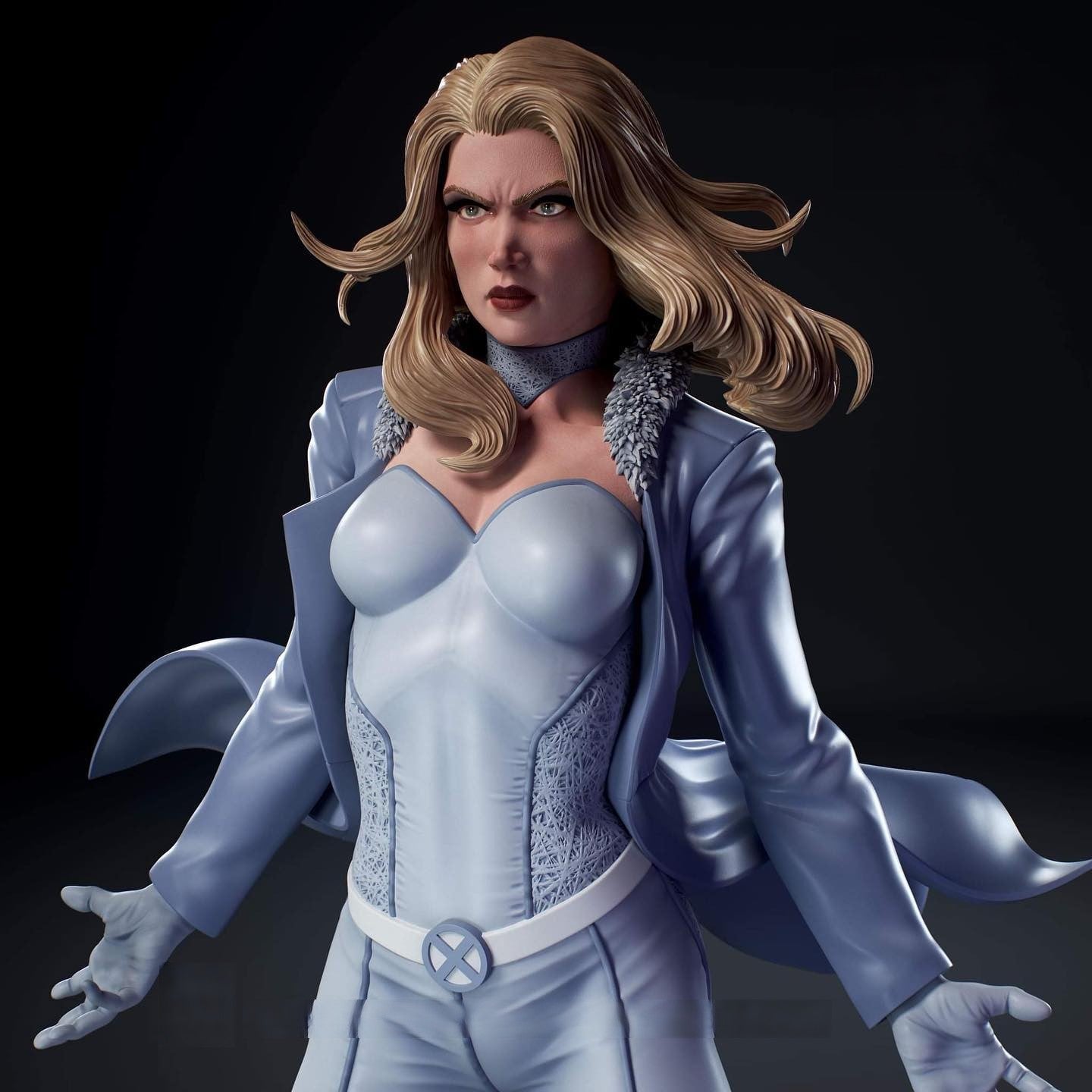 1511 Emma Frost - X-MEN - STL 3D Print Files