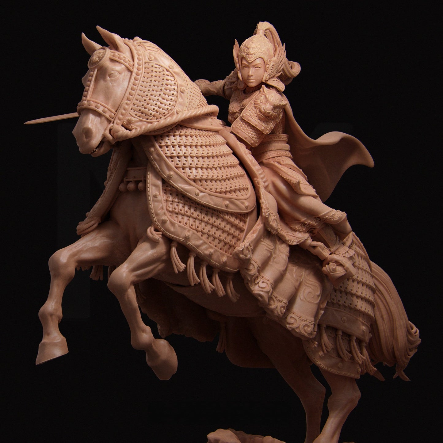 Kwan Yen - The Warrior of the Tiger - STL 3D Print Files