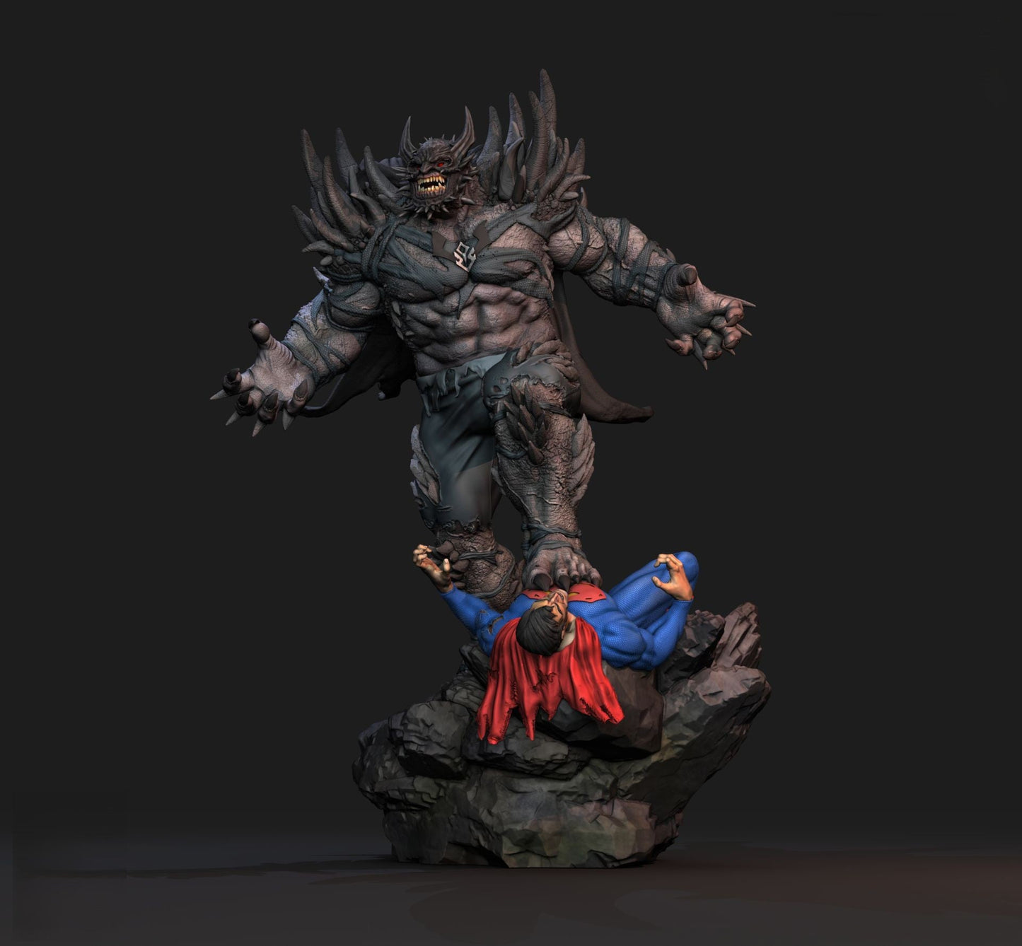 Superman Vs Devastator - DC Comics - STL 3D Print Files