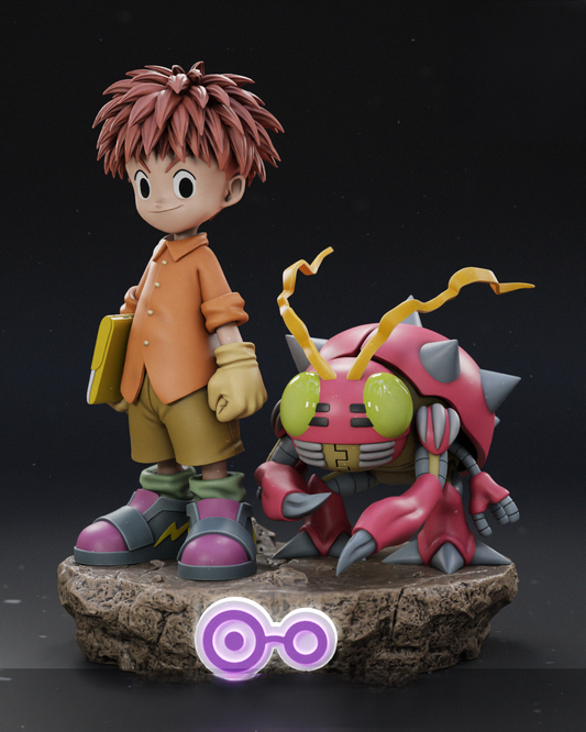 Izzy And Tentomon - Digimon - STL 3D Print Files