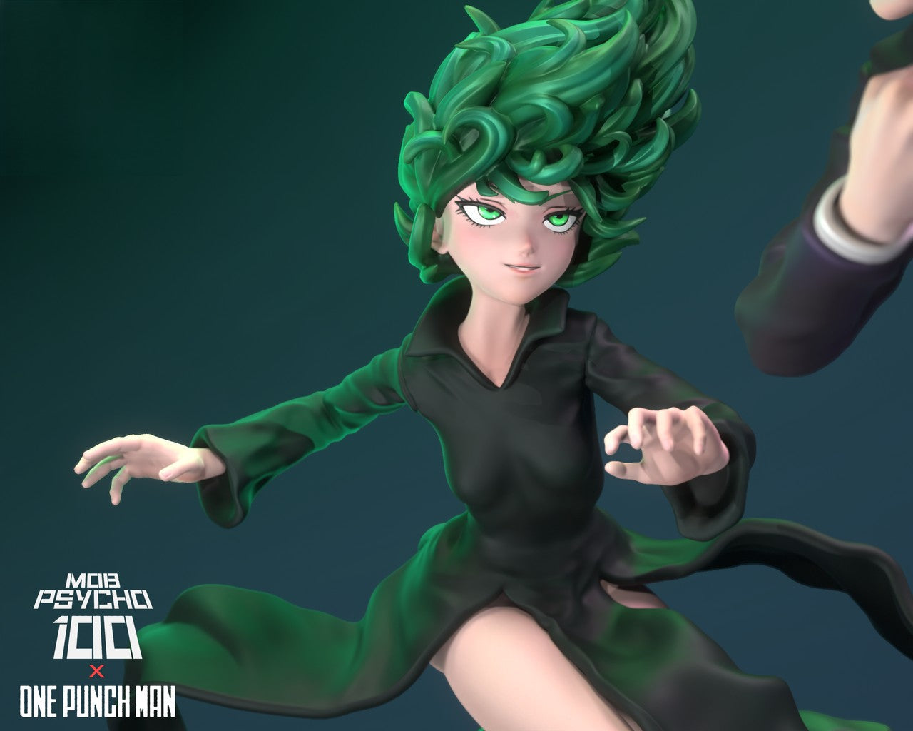 TATSUMAKI VS MOB - ONE PUNCH MAN X MOBPSYCHO - STL 3D Print Files