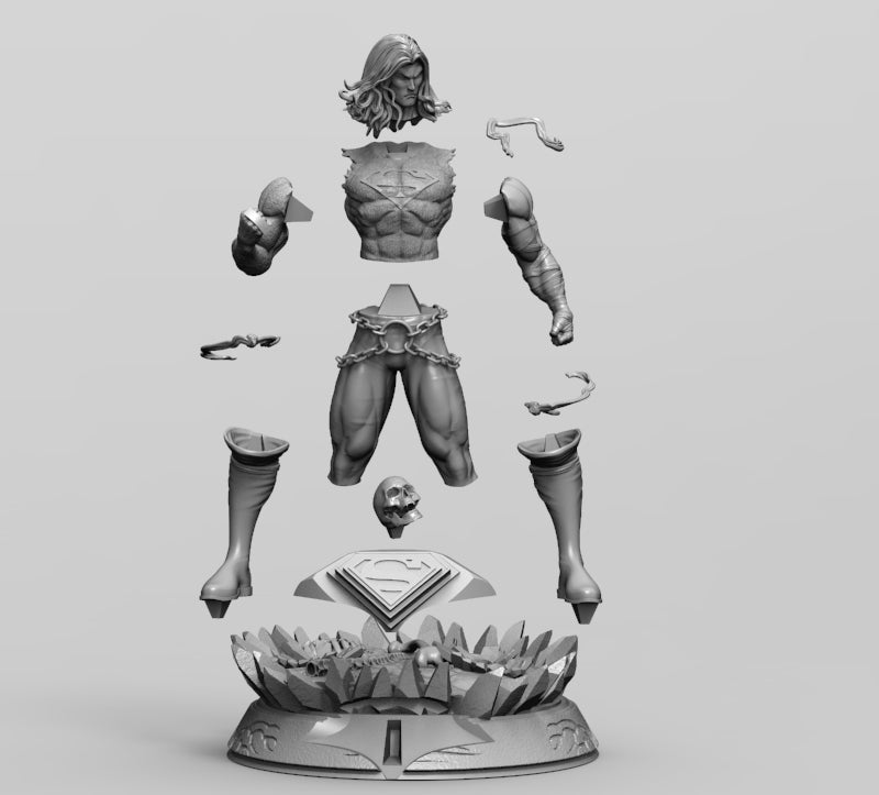 Superman - Death Metal - STL 3D Print Files