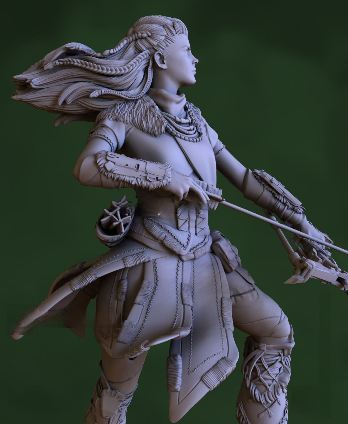 2016 Aloy - Horizon Zero Dawn - STL 3D Print Files