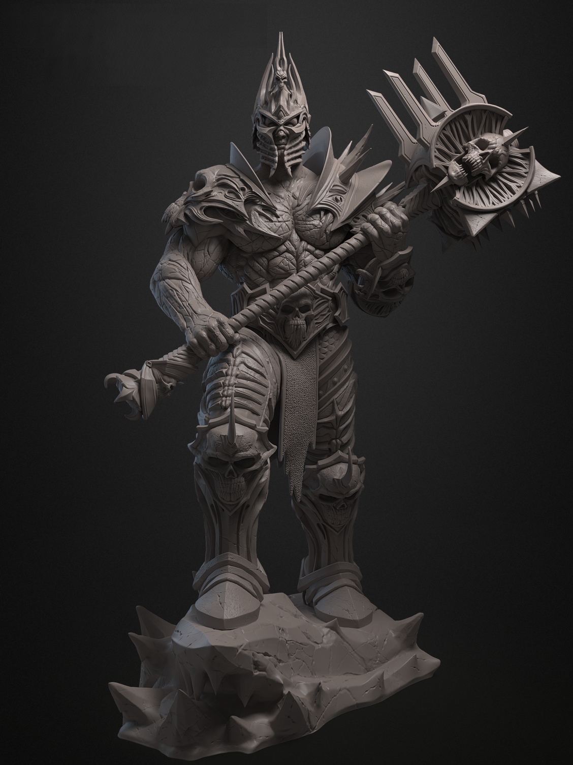 Bolvar Fordragon The Lich King - World of Warcraft - STL 3D Print Files